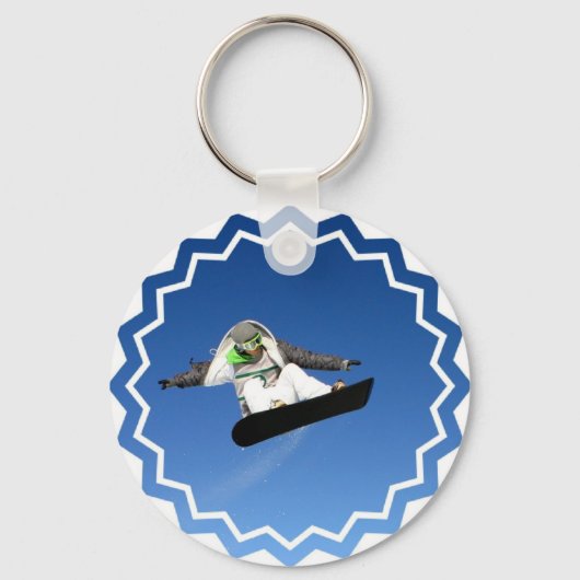Snowboard-1 Schlüsselanhänger (Vorderseite)