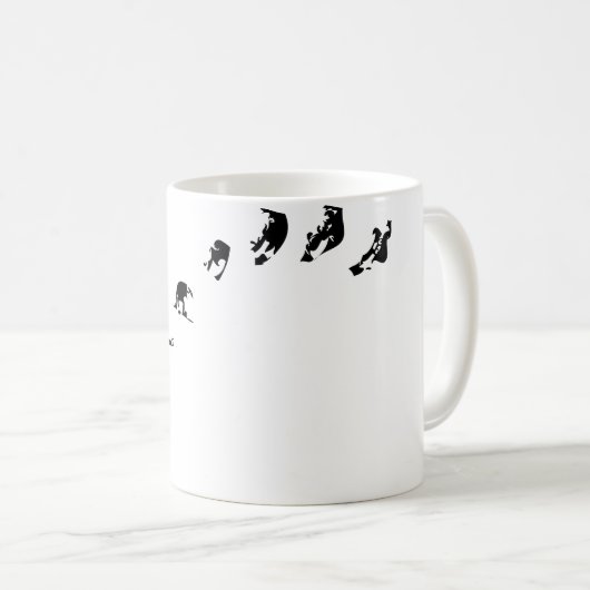 Snowboard 360 kaffeetasse (VorderseiteRechts)