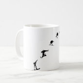 Snowboard 360 kaffeetasse (Vorderseite Links)