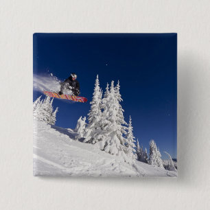 Snowboard-Action im Whitefish Mountain Resort Button