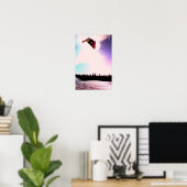Snowboard Air Poster (Heimbüro)