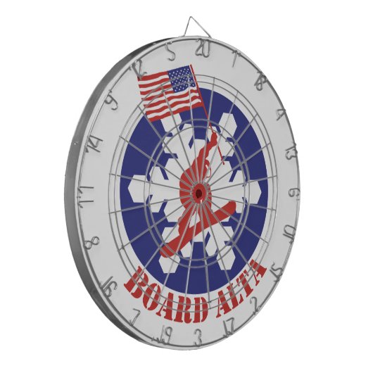 Snowboard Alta Dartscheibe (Vorderseite Links)