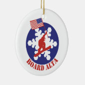 Snowboard Alta Keramikornament (Rechts)