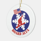 Snowboard Alta Keramikornament (Links)