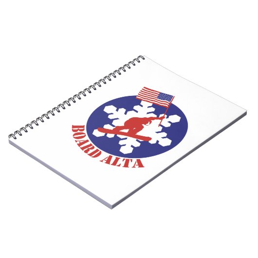 Snowboard Alta Notizblock (Linke Seite)