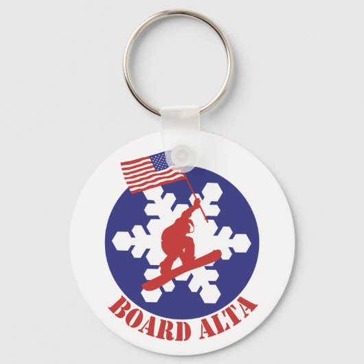 Snowboard Alta Schlüsselanhänger (Vorderseite)