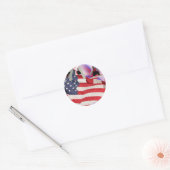 Snowboard American Flag Sticker (Umschlag)
