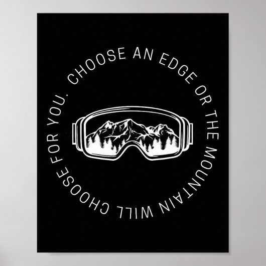 Snowboard-Angebot wählen Sie einen Rand oder den B Poster (Vorne)