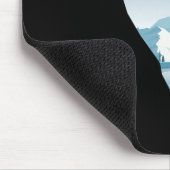 Snowboard Bekleidung für Snowboarder Uni-Kids Blac Mousepad (Ecke)