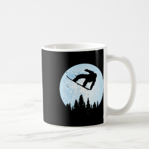 Snowboard Bigfoot Ski Lustig Sasquatch Skifahren Kaffeetasse