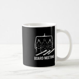Snowboard Brett Meeting Ski Lift Skifahrer Winter Kaffeetasse