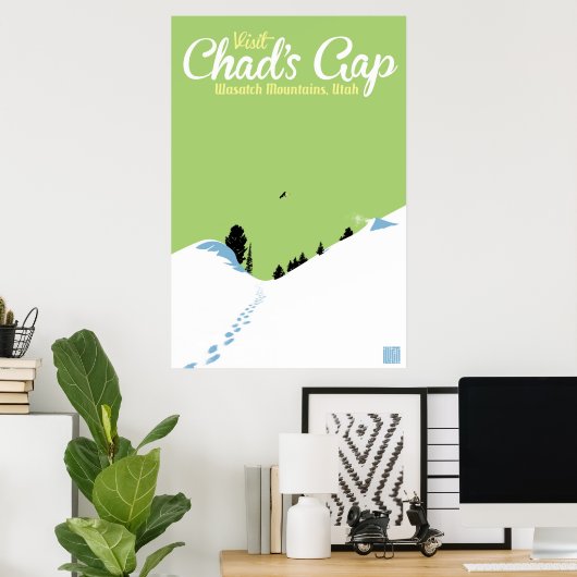 Snowboard Chad's Gap Poster (Heimbüro)