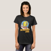 Snowboard Chick T-Shirt (Vorne ganz)
