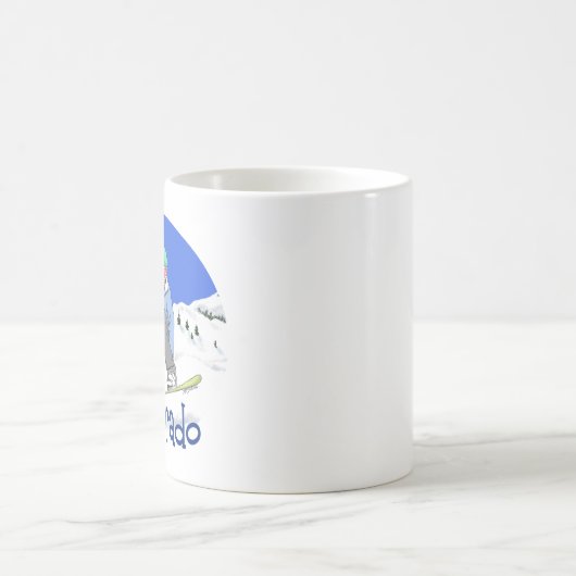 Snowboard Colorado Kaffeetasse (Mittel)