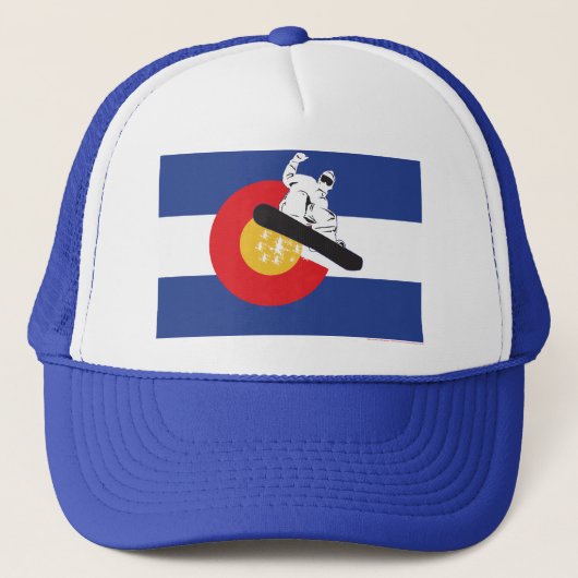 Snowboard Colorado Truckerkappe (Vorderseite)