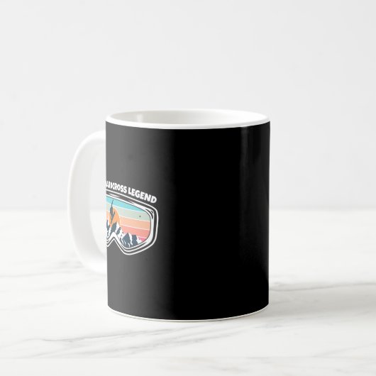 Snowboard Cross Snowboarden Goggles As Snowboard C Kaffeetasse (Vorderseite Links)