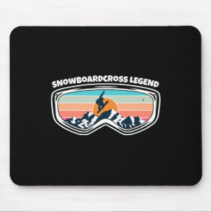 Snowboard Cross Snowboarden Goggles As Snowboard C Mousepad