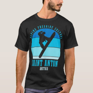 Snowboard Culture St Anton Austria T-Shirt