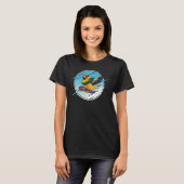 Snowboard Dabbing Parrot I Sun Construction T-Shirt (Vorne ganz)