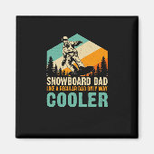 snowboard_dad_like_a_normal_dad_only_way_cooler magnet (Vorne)