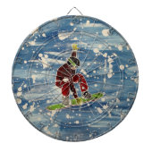 Snowboard-Dartboard Dartscheibe (vorne)