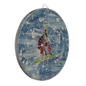 Snowboard-Dartboard Dartscheibe (Vorderseite Links)