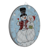 Snowboard Dartscheibe (Vorderseite Links)