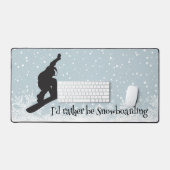 Snowboard Design Desk Mat Schreibtischunterlage (Tastatur & Maus)