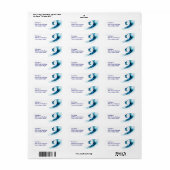 Snowboard Design-Mailing-Label (Vorne)