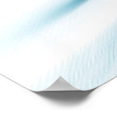 Snowboard Design Print Poster (Ecke)