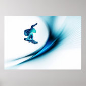 Snowboard Design Print Poster (Vorne)