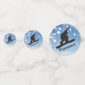 Snowboard Design Table Confetti Konfetti (Vorderseiten)