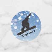 Snowboard Design Table Confetti Konfetti (Klein Vorderseite)