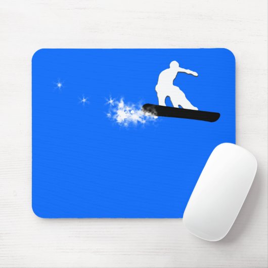 Snowboard. einfach. mousepad (Mit Mouse)