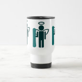 Snowboard-Engel Reisebecher (Mittel)