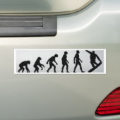 Snowboard-Evolution Autoaufkleber (Auf Auto)