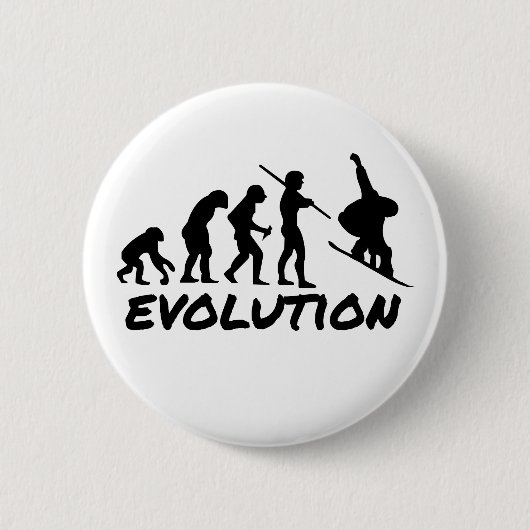 Snowboard-Evolution Button (Vorderseite)