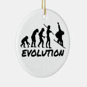 Snowboard-Evolution Keramikornament (Rechts)