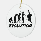 Snowboard-Evolution Keramikornament (Links)
