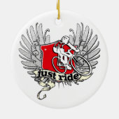 Snowboard-Evolution Keramikornament (Hinten)