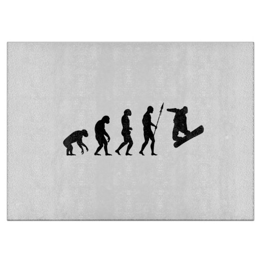 Snowboard-Evolution Schneidebrett (Vorderseite)