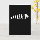 Snowboard Evolution Snowboard-Geschenk Karte (Gelbe Blume)