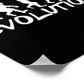 Snowboard Evolution Snowboarden Poster (Ecke)