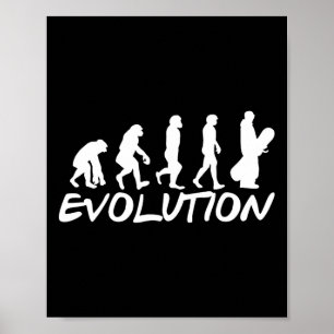 Snowboard Evolution Snowboarden Poster