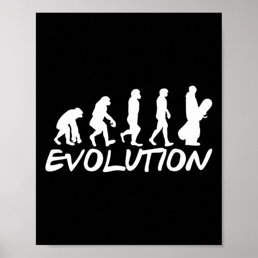 Snowboard Evolution Snowboarden Poster (Vorne)