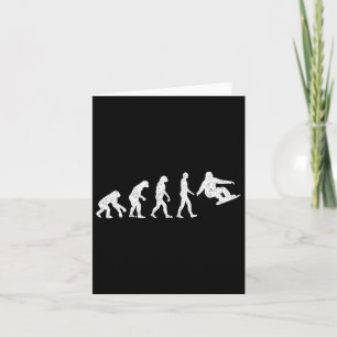 Snowboard-Evolution - Snowboarden Wintersportler Karte