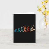 Snowboard Evolution Snowboarder Winter Snowboardin Karte (Gelbe Blume)