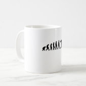 Snowboard Evolution Snowboarding Gift Kaffeetasse (Vorderseite Links)