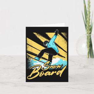 Snowboard Extreme Winter Sports Snowboarder Karte