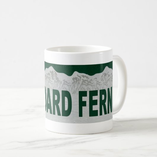 Snowboard Fernie Kaffeetasse (VorderseiteRechts)